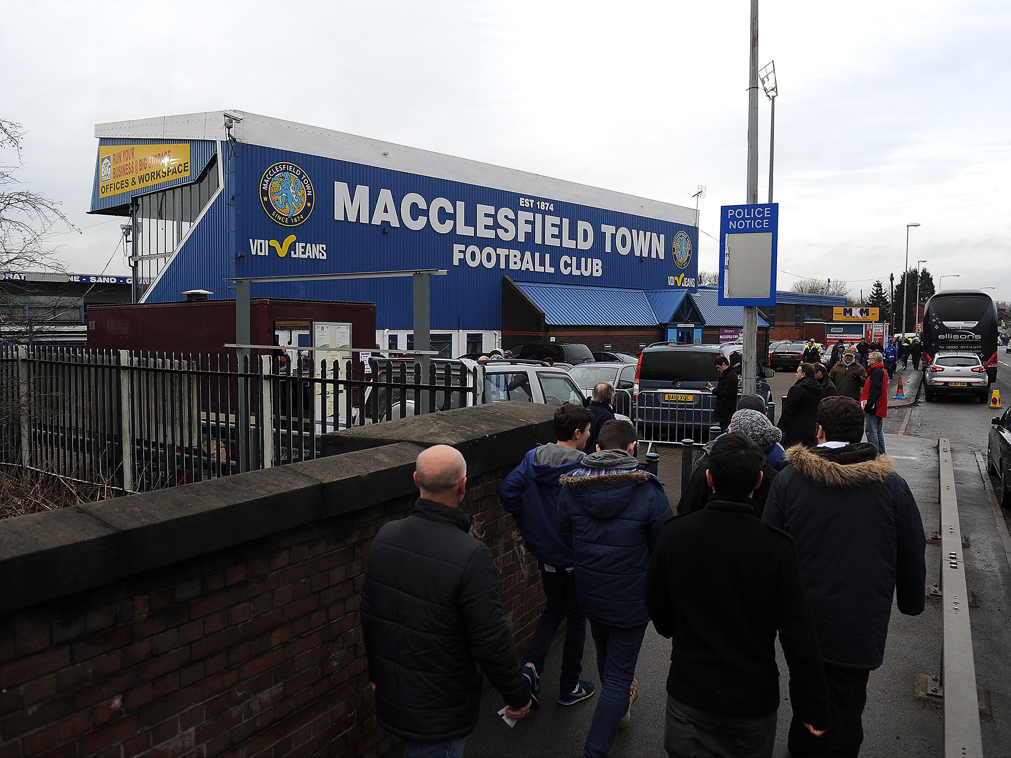 Macclesfield's Moss Road Stadium could host the Fifa World Cup final