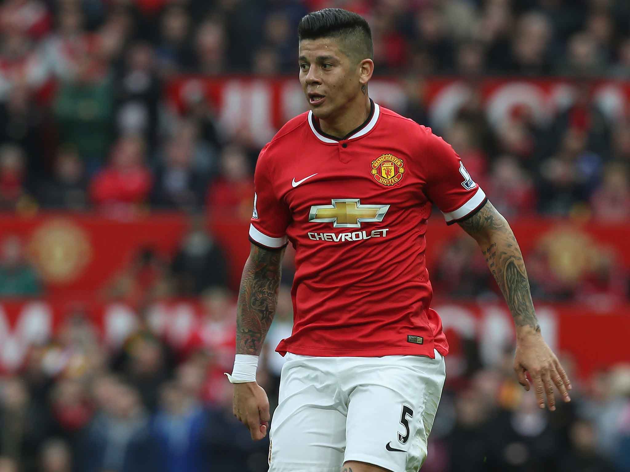 Manchester United defender Marcos Rojo