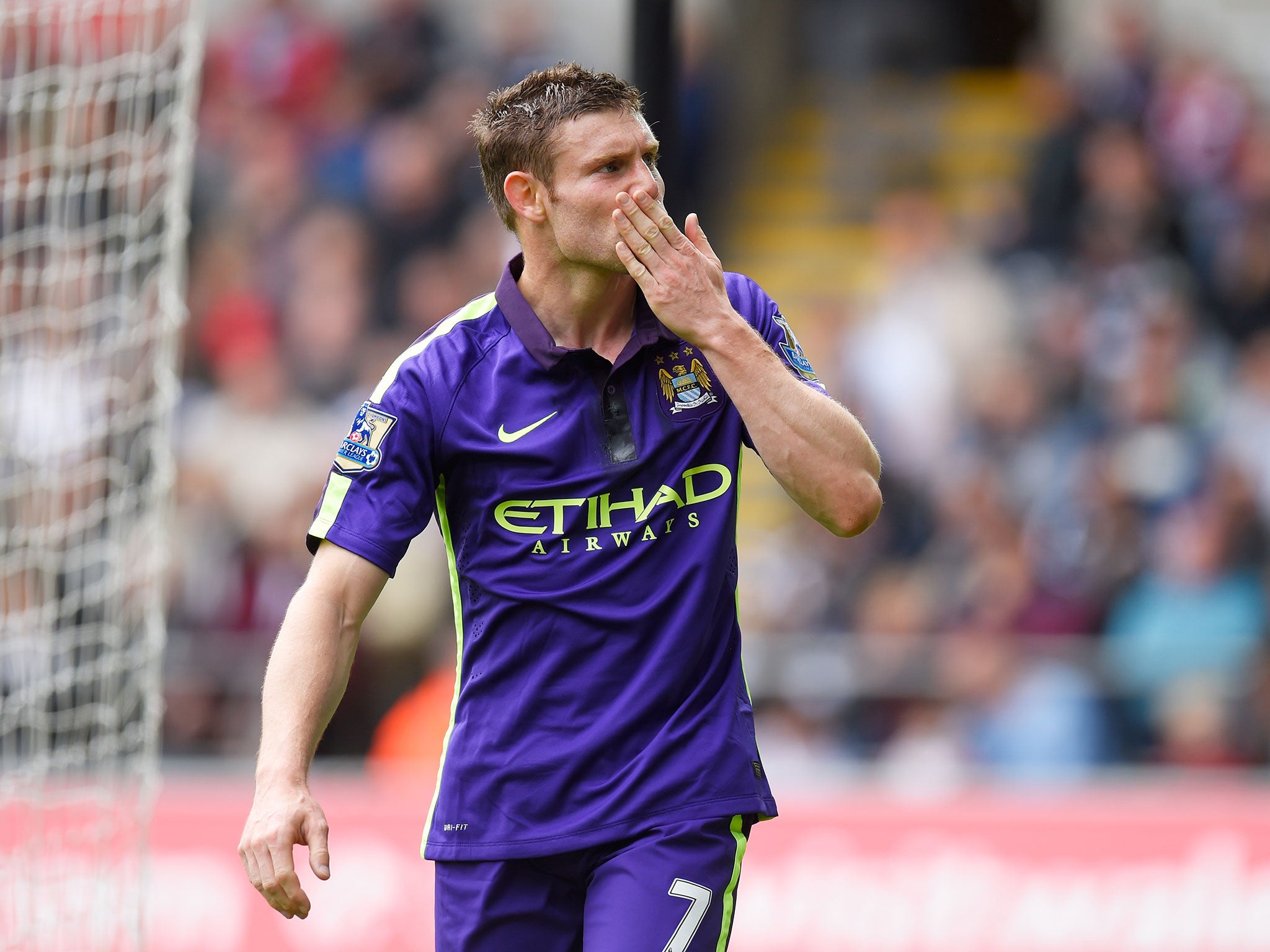 James Milner during his time at Manchester City