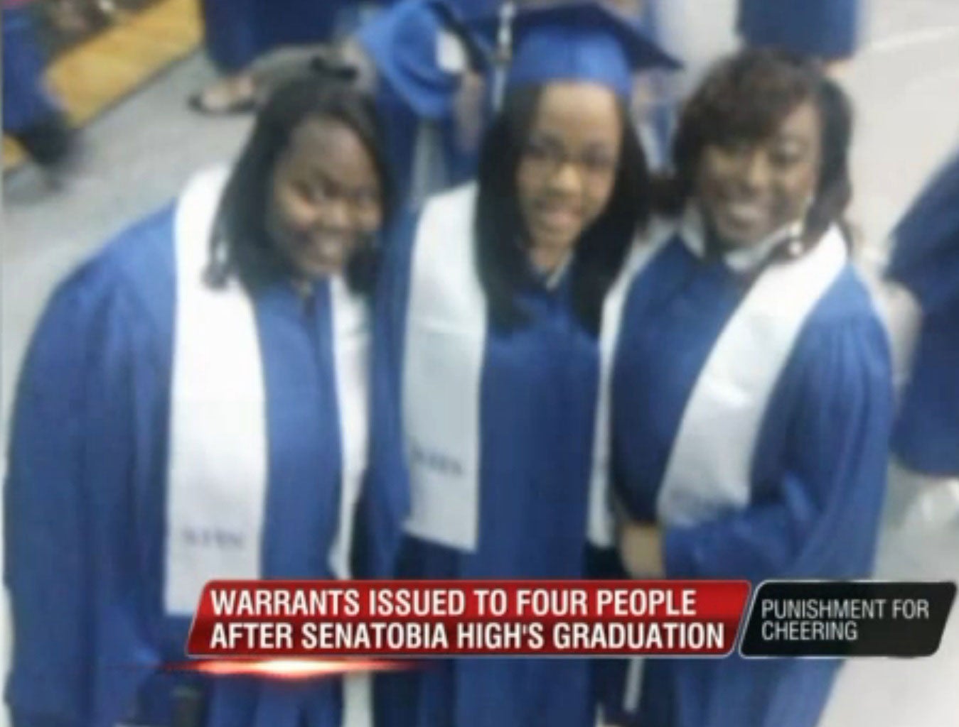 The family were attending a high school graduation when they were reportedly ejected
