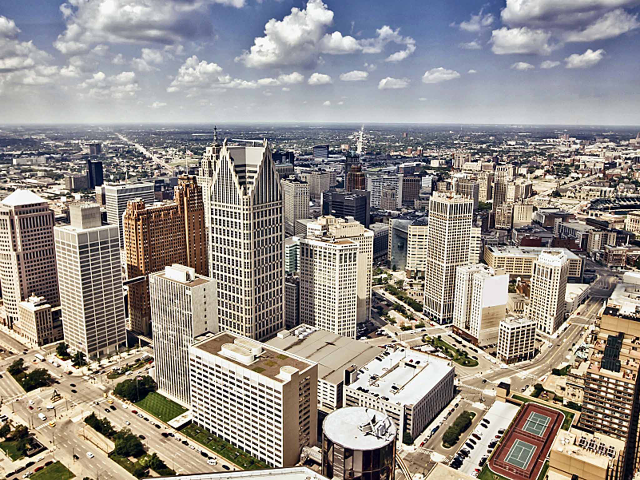 On the up: Detroit is in the early stages of a renaissance