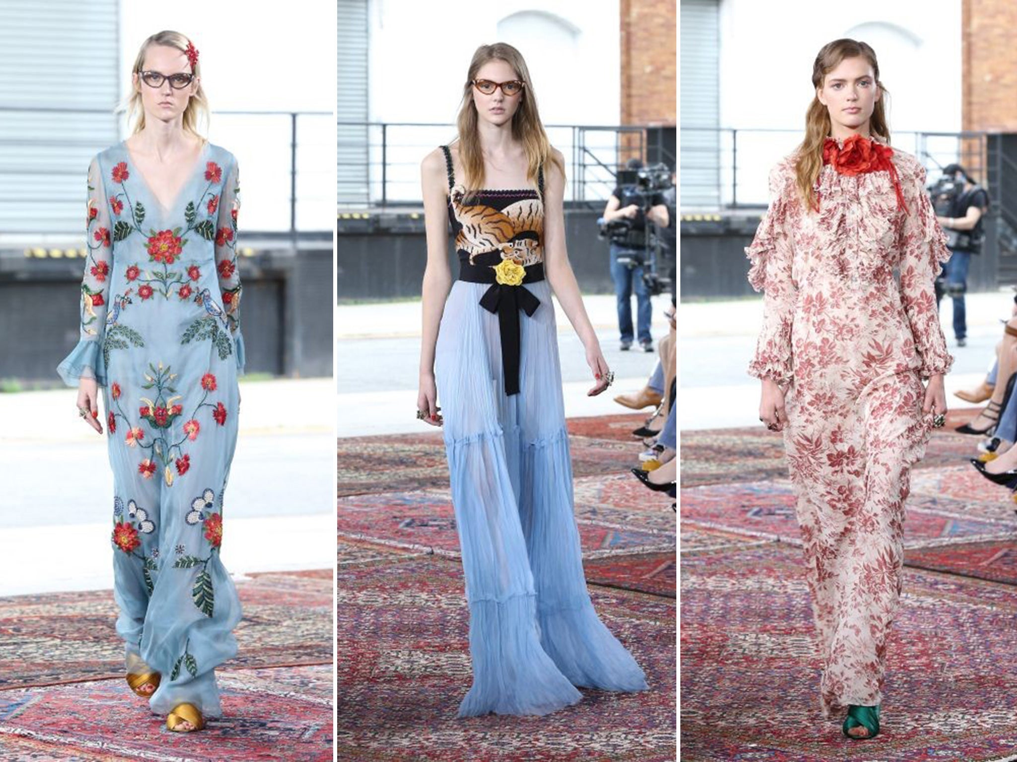 Death and glitter: Gucci hosts France show in Roman ruins