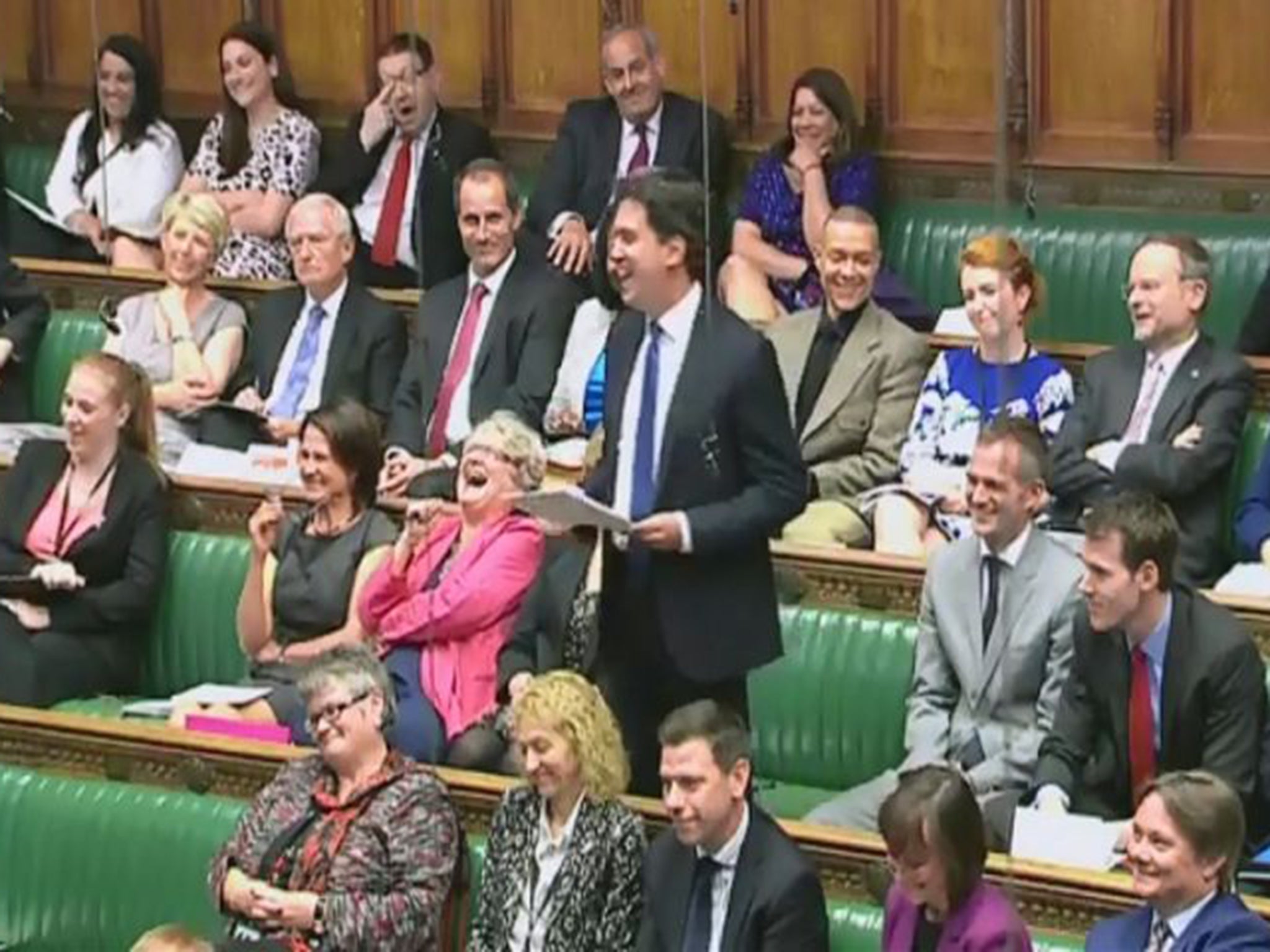 Not a trace of geekiness as Labour backbencher Ed Miliband addresses the House of Commons on the subject of inequality – and says he ‘used to be famous’