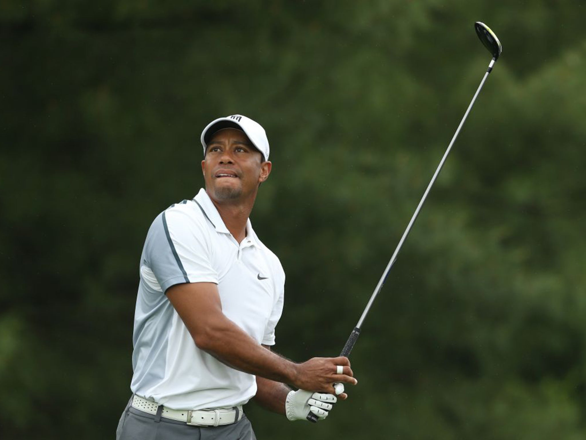 Tiger Woods finished on one over par after a terrible start