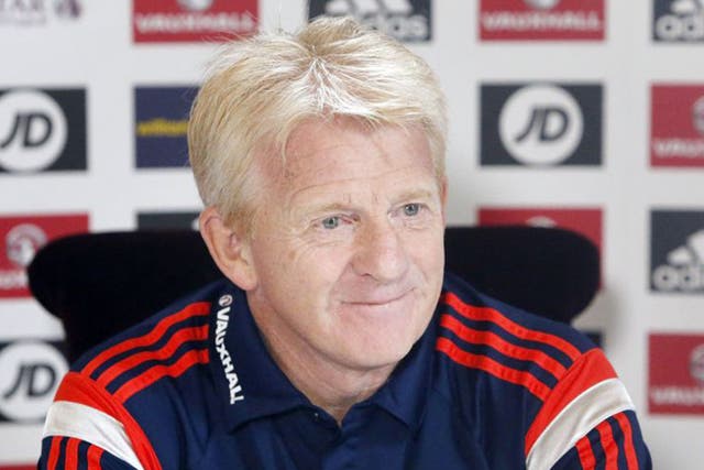 Gordon Strachan will take charge of Scotland when they play England next month