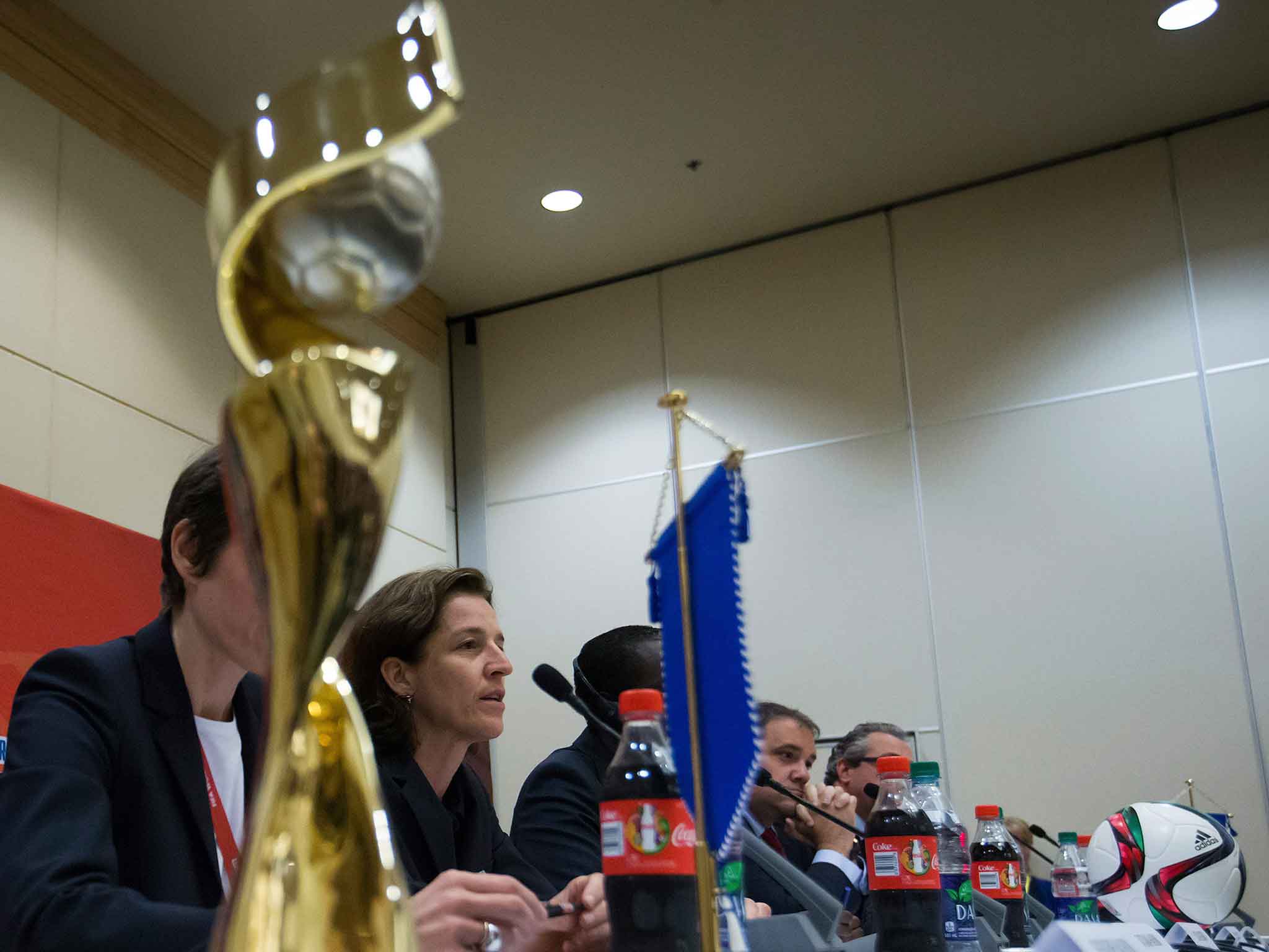 Officials at the Fifa Women's World Cup opening press conference