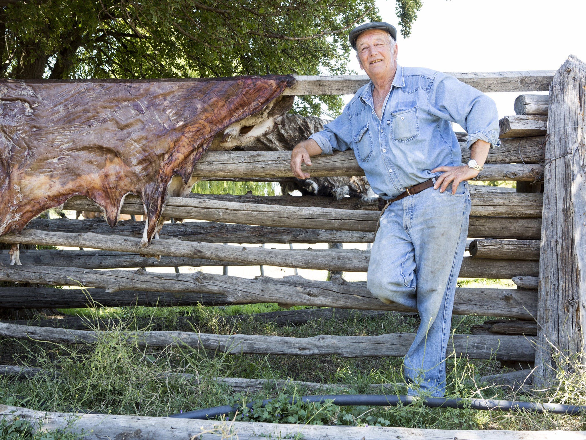 Oscar Kansas Jones, current member of the Welsh-speaking community of Y Wladfa (Photographer - Andrew Morris)