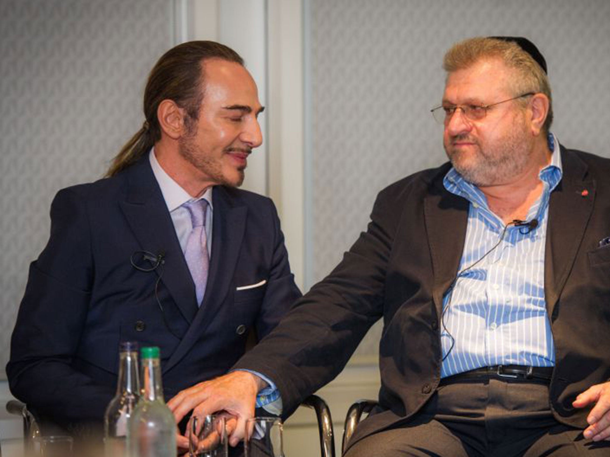John Galliano travelled regularly from Paris to meet Rabbi Barry Marcus in London