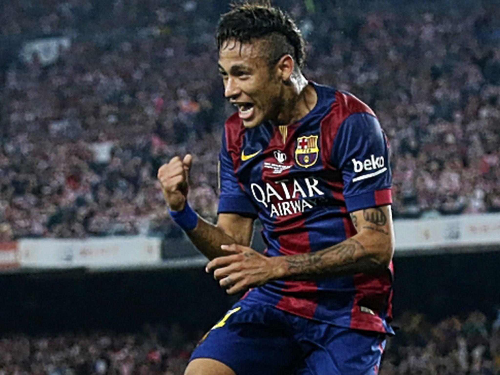 Neymar has scored 53 goals in 91 games since joining Barcelona in 2013