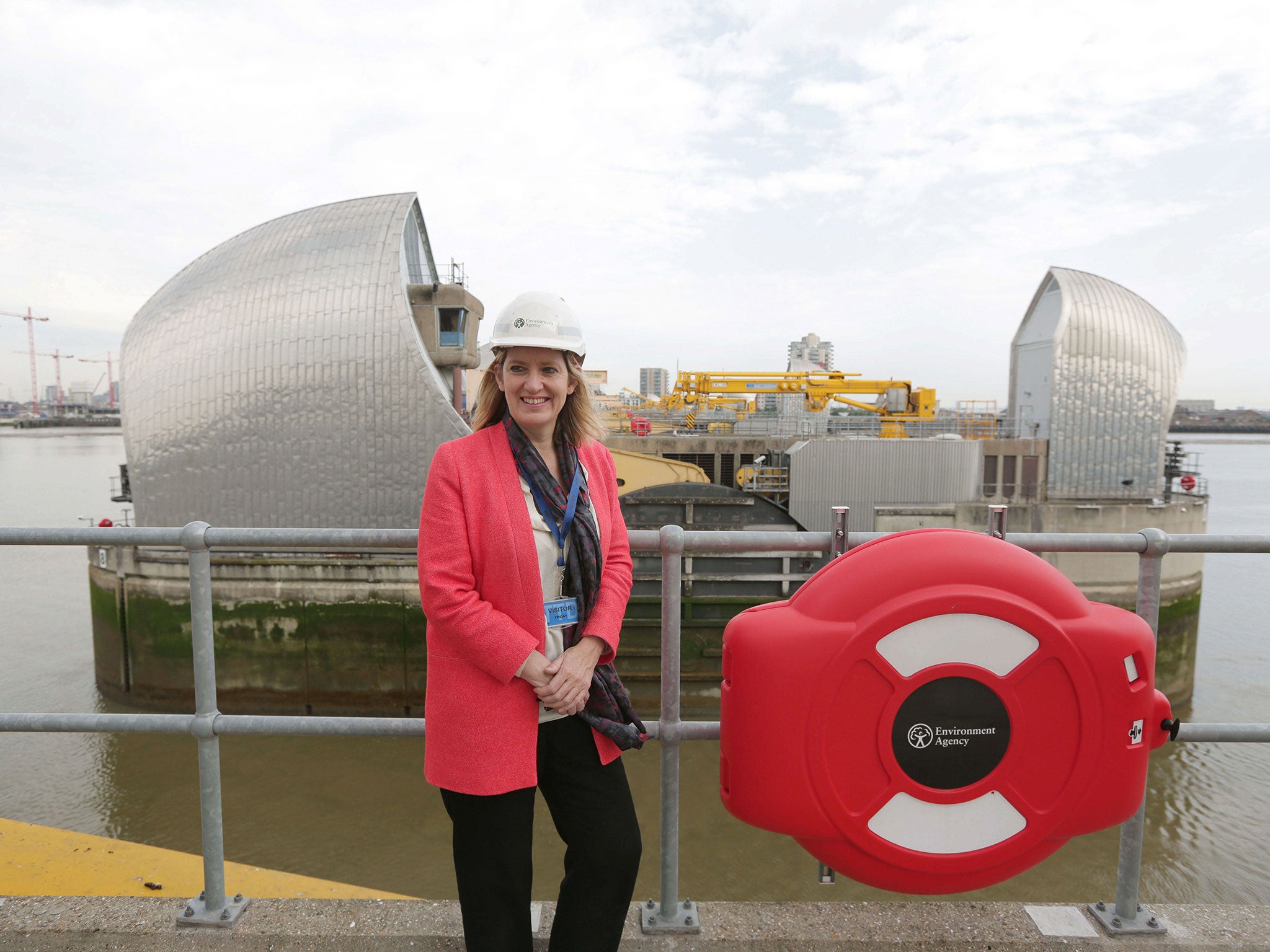 Amber Rudd, the Energy Secretary, says the Thames Barrier design should inspire other infrastructure projects
