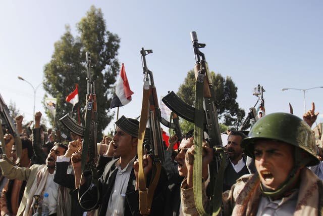 Saudi Arabian news blamed Iranian-backed Shiite rebels known as Houthis and their allies