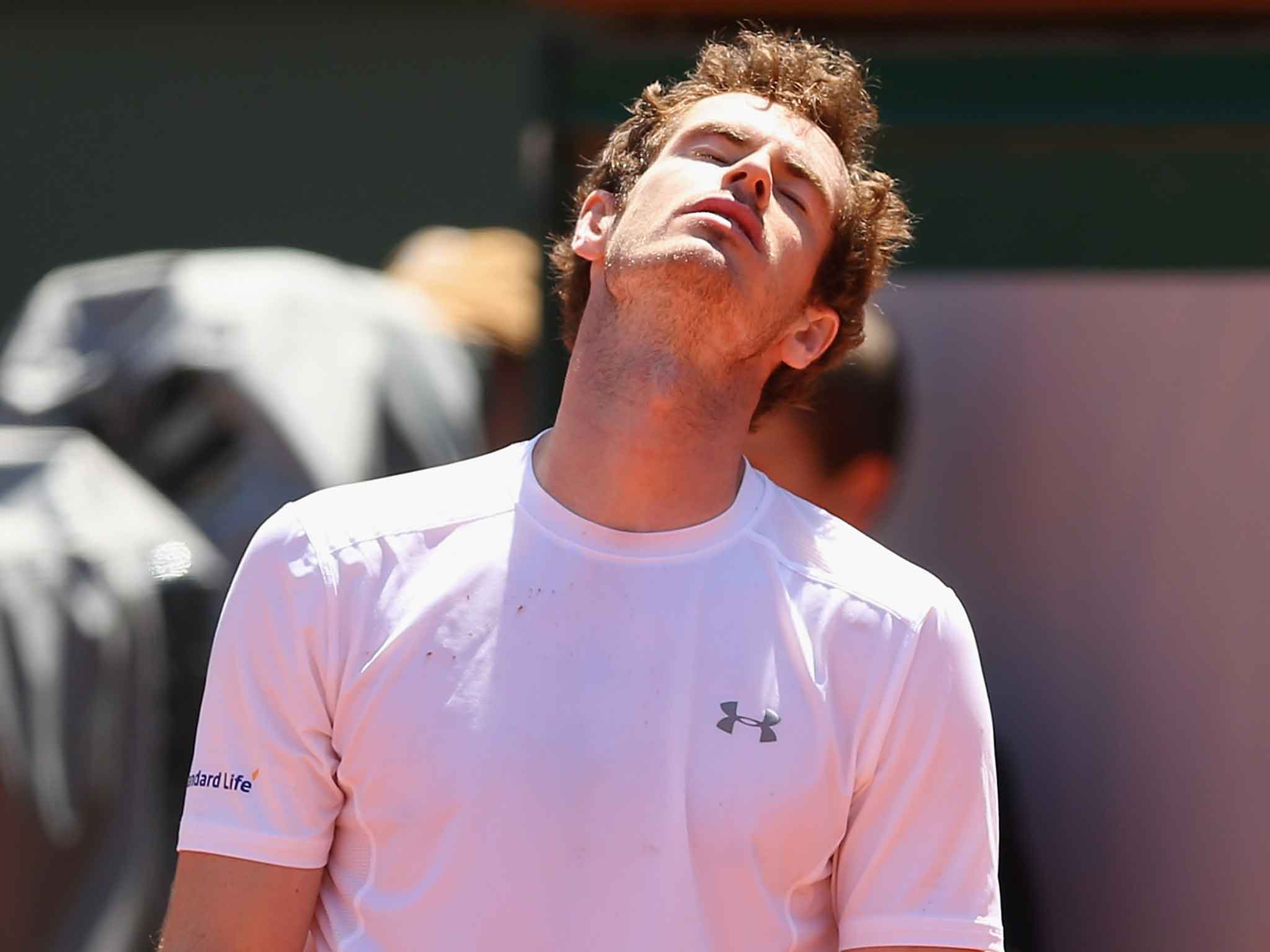 Murray was unable to stay with Djokovic in the deciding fifth set