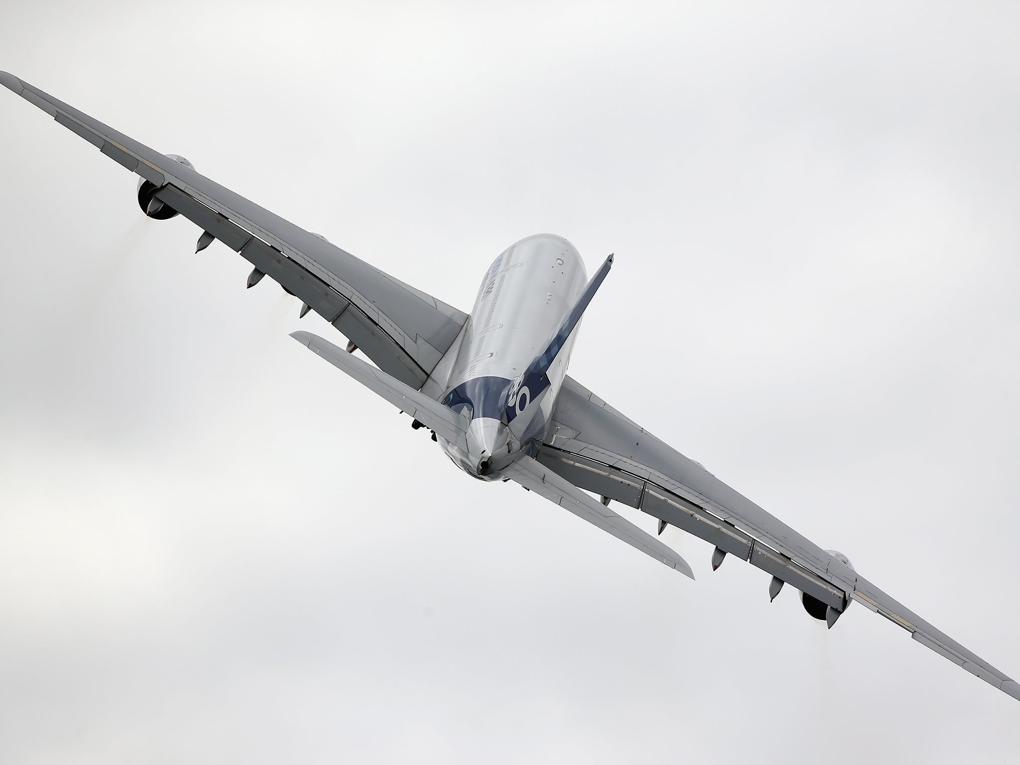 The Airbus A380 passenger jet has a carbon fibre reinforced plastic fuselage for a lower fuel consumption