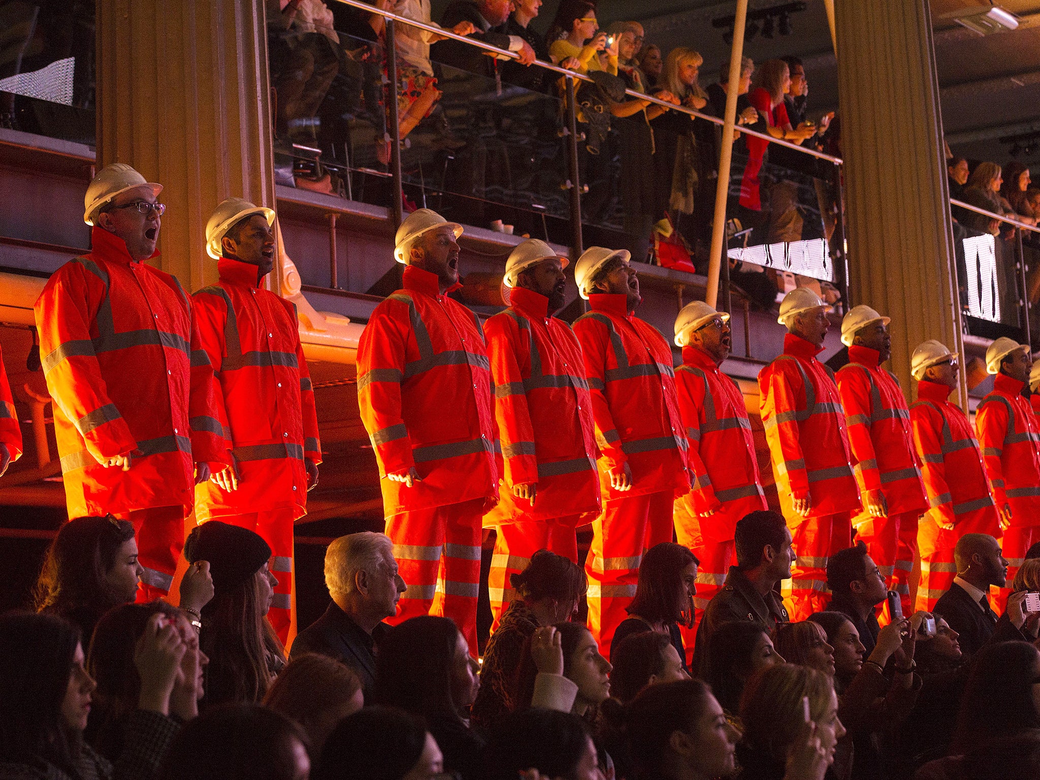 All male choirs are perhaps a “way to get men together in a different sense”