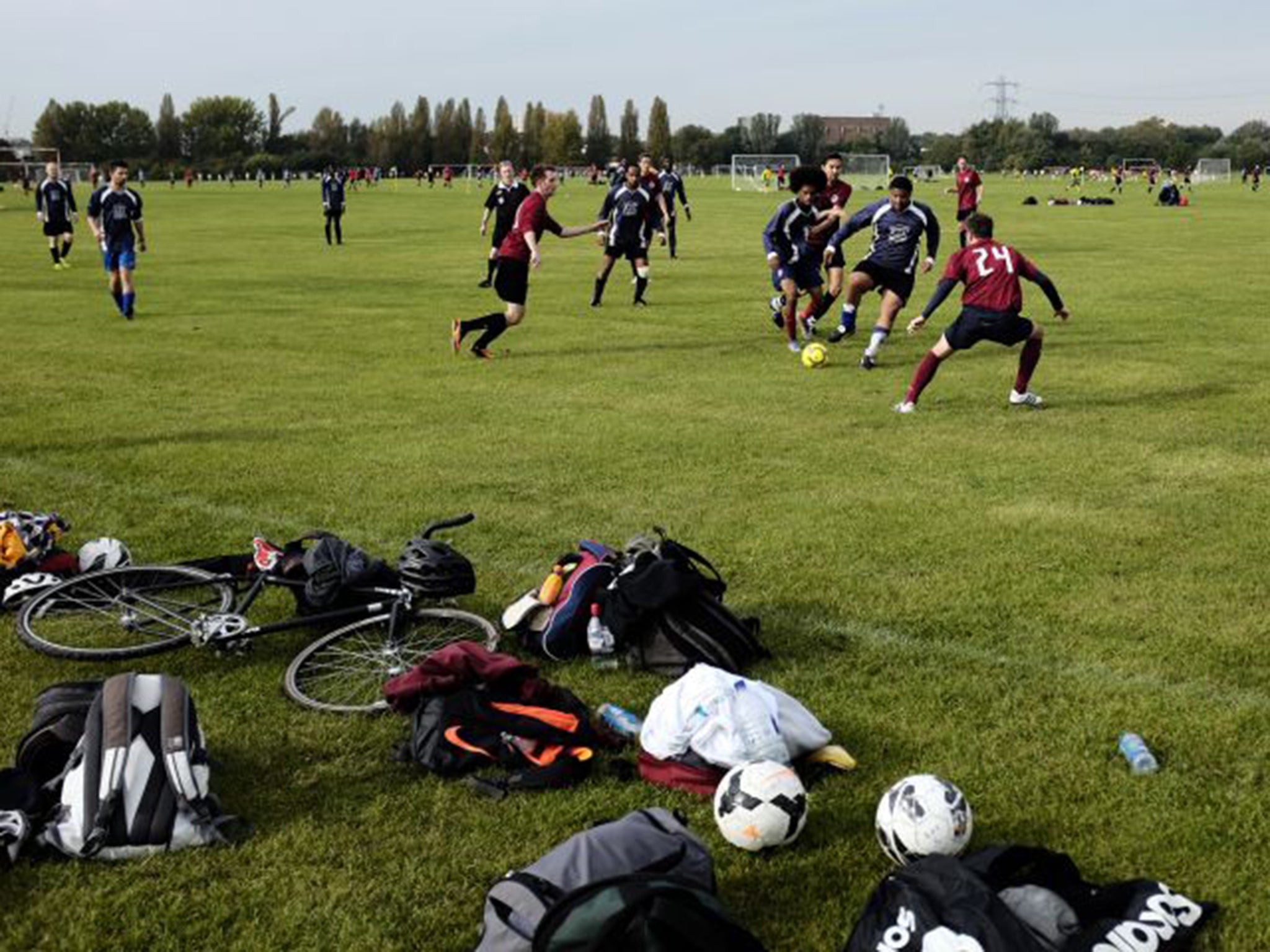 The players who turn out on Hackney Marshes every Sunday as well as the paid-up pros are all part of the same footballing family
