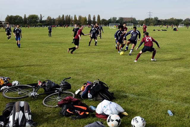 The players who turn out on Hackney Marshes every Sunday as well as the paid-up pros are all part of the same footballing family 
