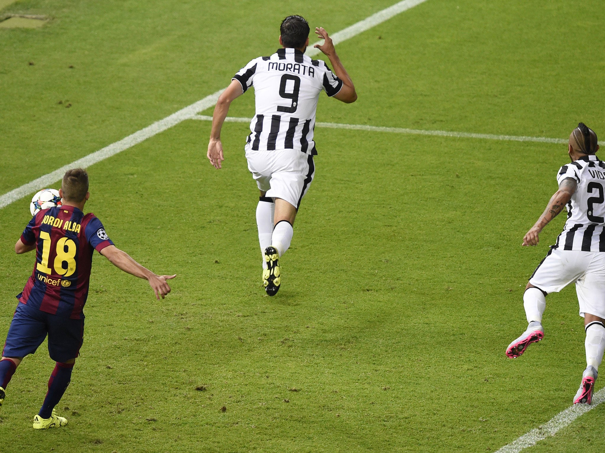 Morata peels away after equalising