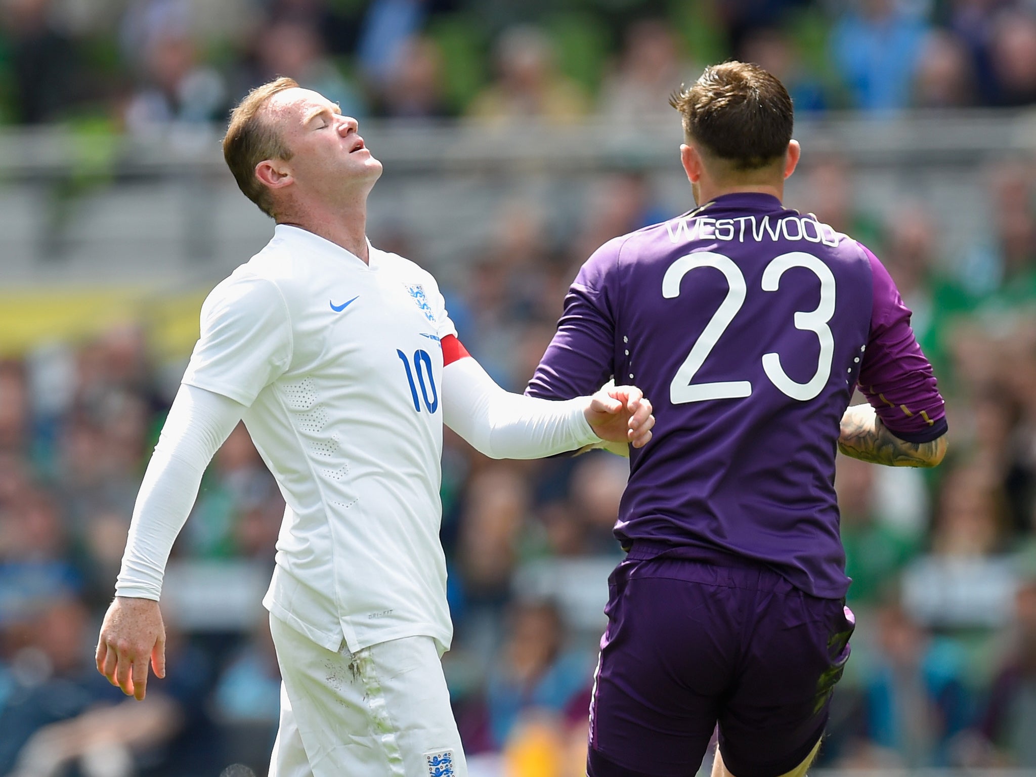 Wayne Rooney squandered England's best chance with a heavy touch