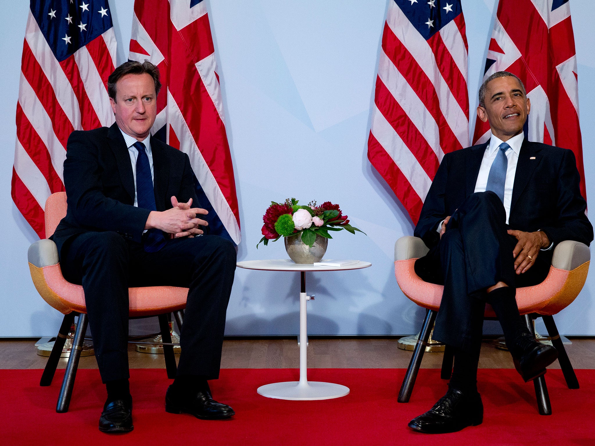 David Cameron has warned President Obama that he can no longer promise the Government will keep its commitment to maintain Britain's defence budget in the face of further austerity