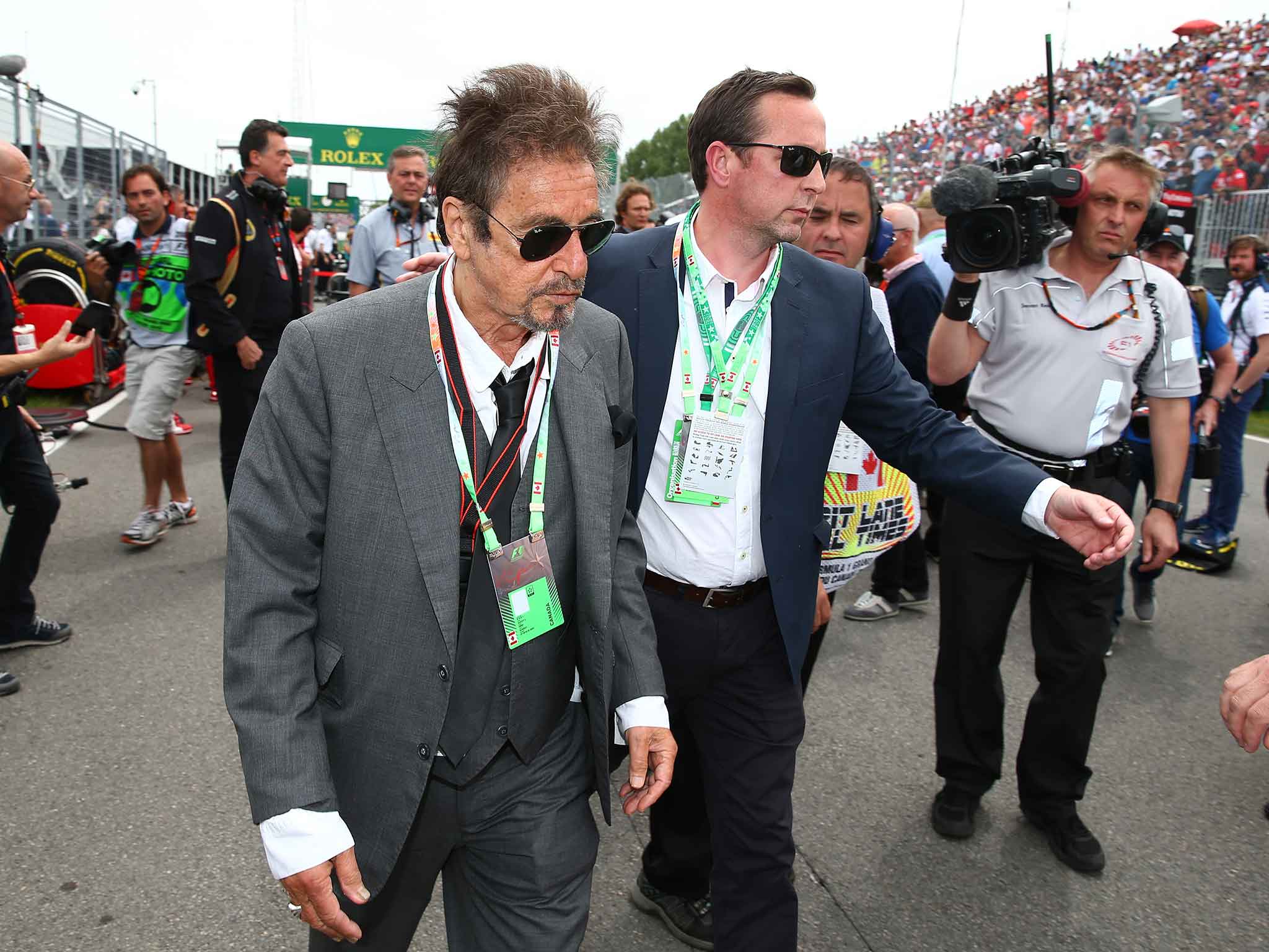 Al Pacino makes his way off the grid