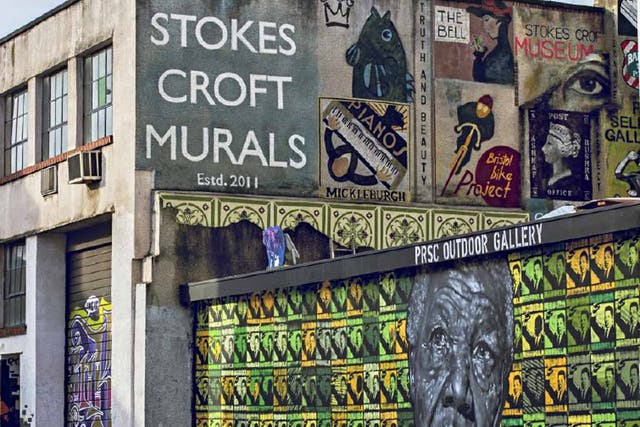Murals in Stokes Croft 