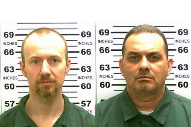 Convicted murderers David Sweat (L) and Richard Matt escaped from maximum security prison using power tools and going through a manhole.