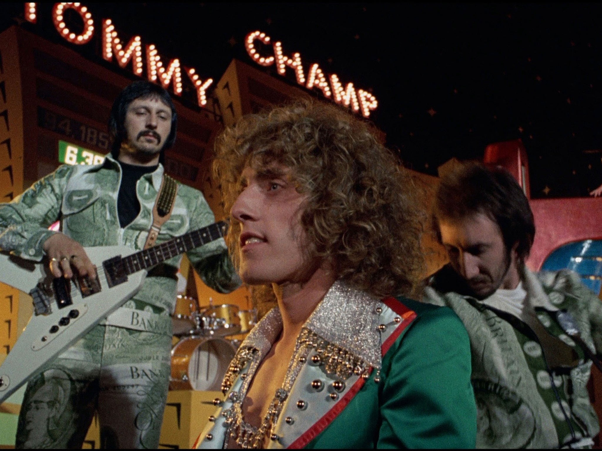 Roger Daltrey and Townshend in the film of 'Tommy'