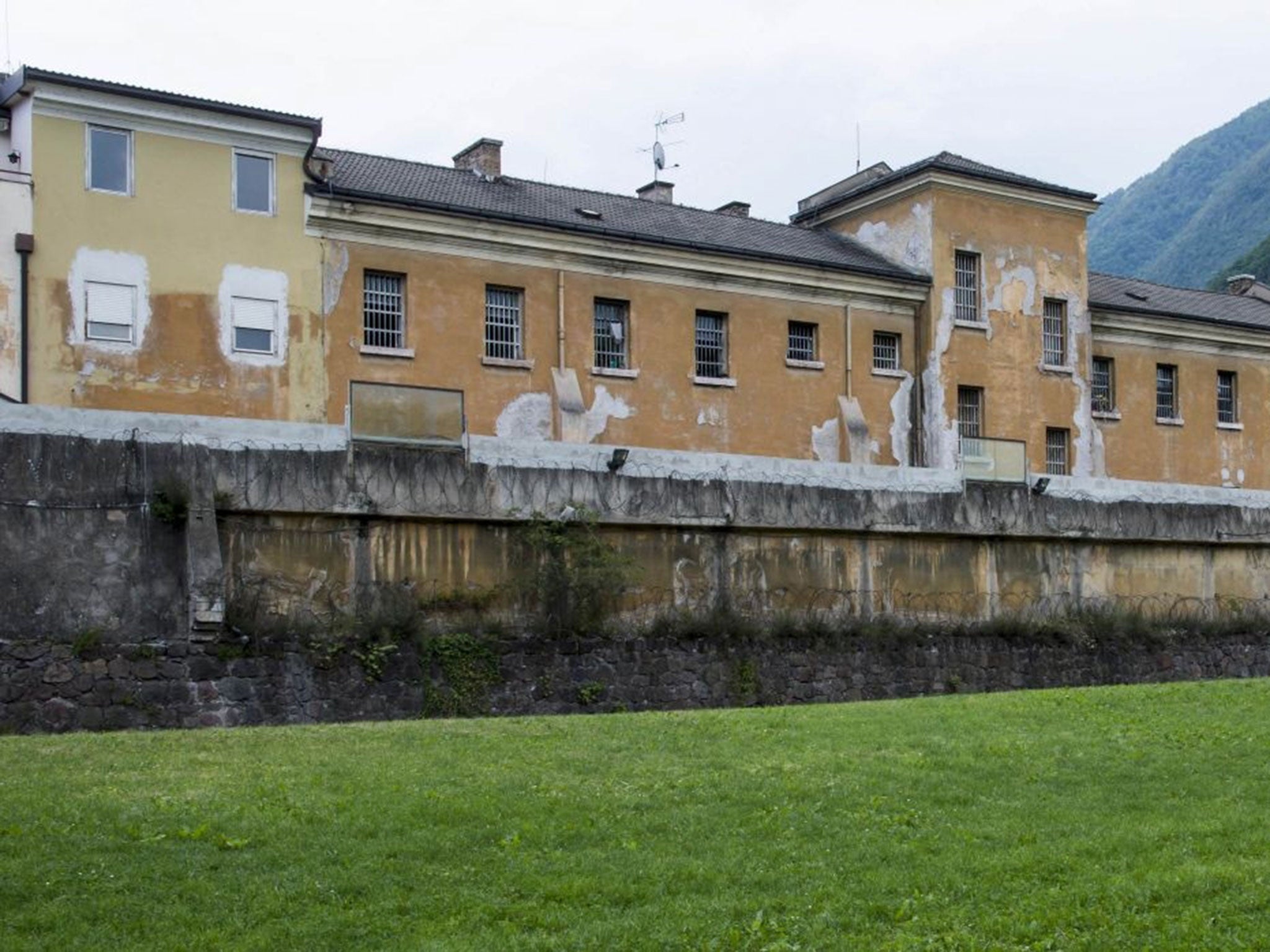 Bolzano prison, northern Italy, where Alejandro Burzaco is being deteained (Photo: Othmar Seehouser/AP)