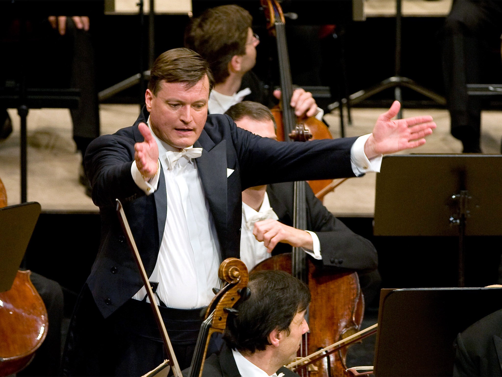 Conductor Christian Thielemann has denied conspiring against Eve Wagner-Pasquier