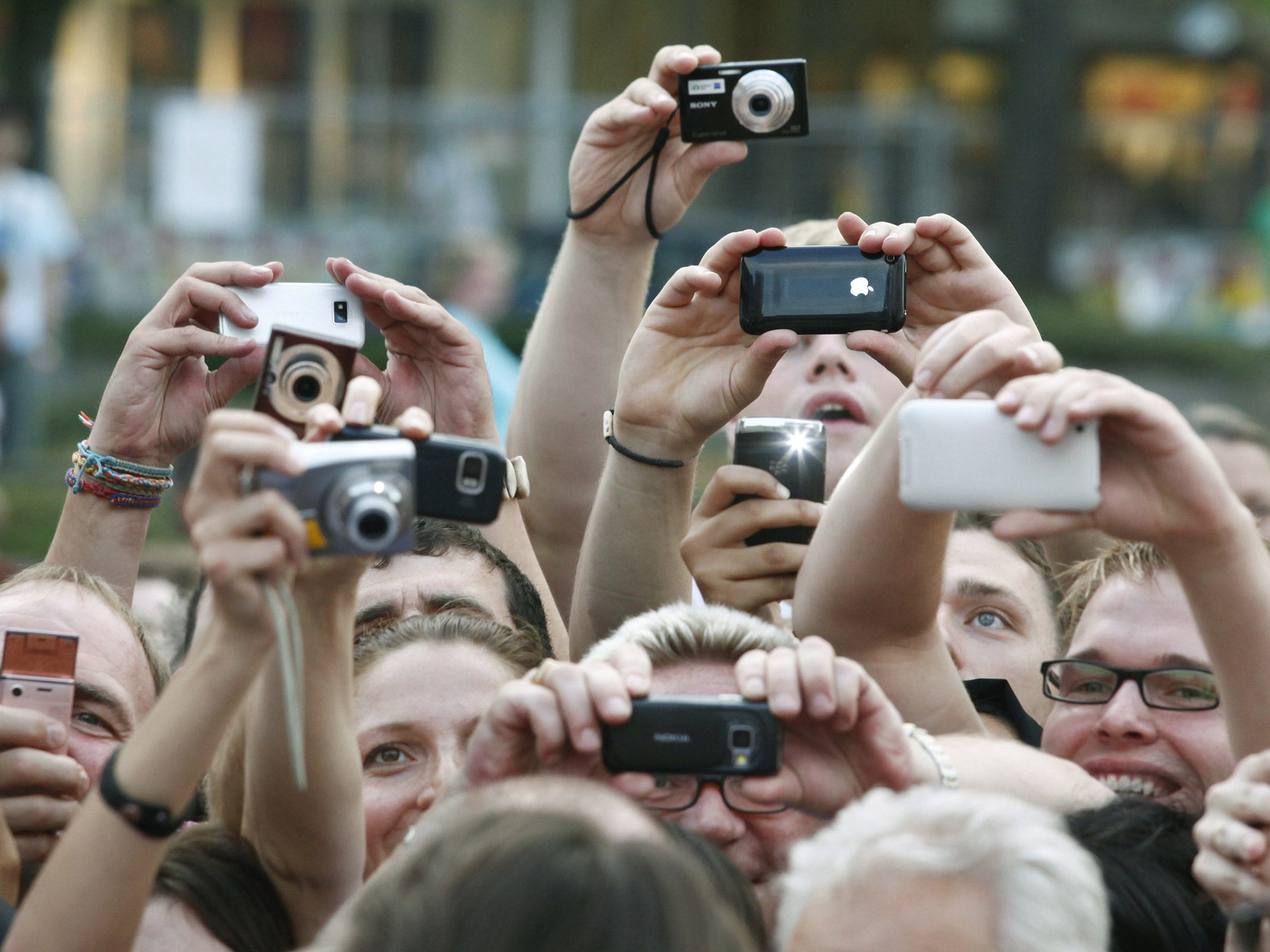 With a large proportion of the public armed with camera phones, videos of wayward police behavior are increasingly common (Getty)