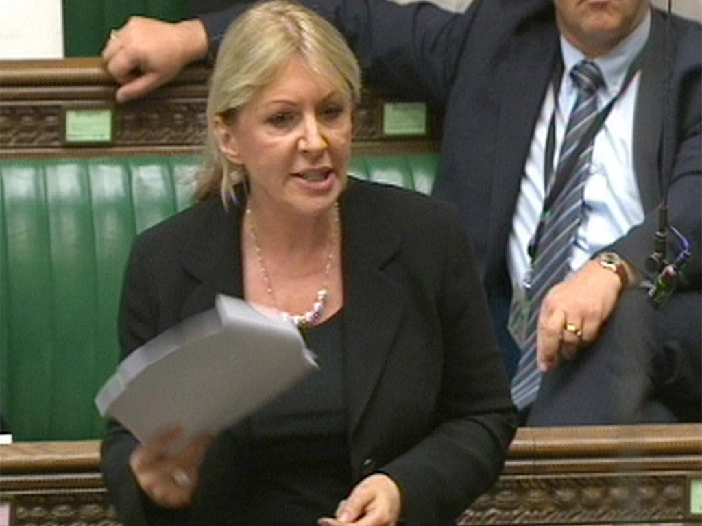 Nadine Dorries won 32,544 votes to secure her seat