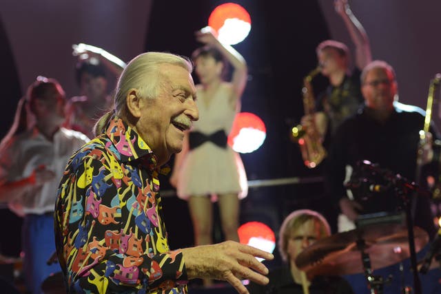 James Last photographed in Hannover, Germany, in April 2015