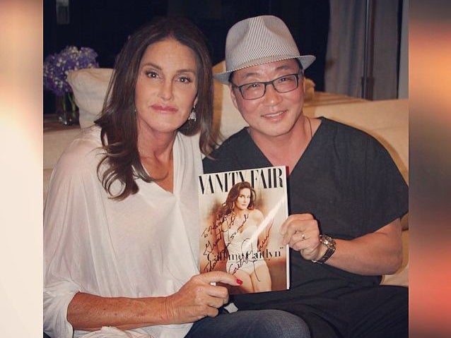 Caitlyn Jenner posed with her surgeon Dr Harrison Lee