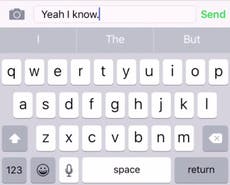 iPhone finally gets a pleasing lowercase keyboard