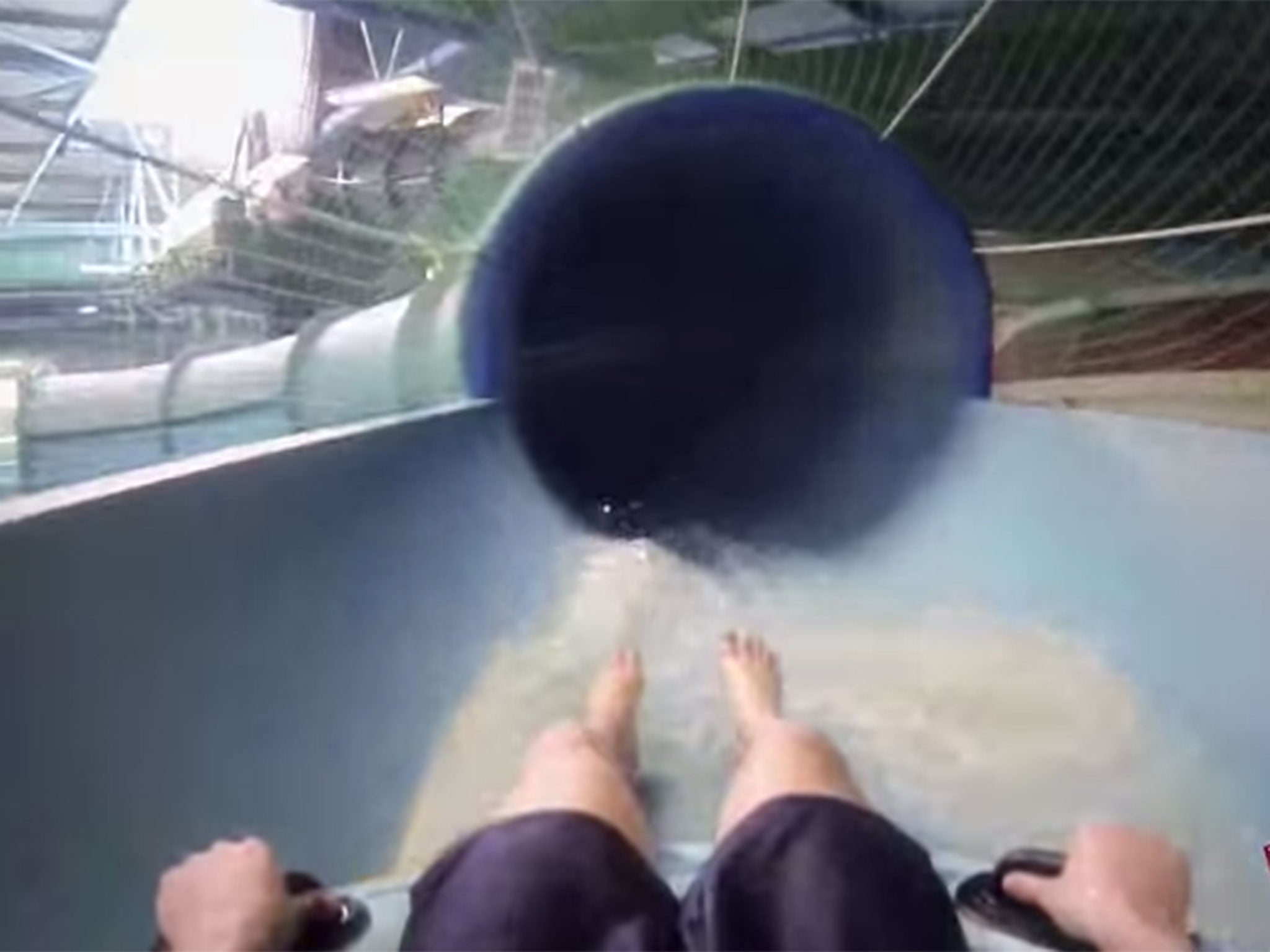 One of the rides at Waterworld, shown in a video on the park's website