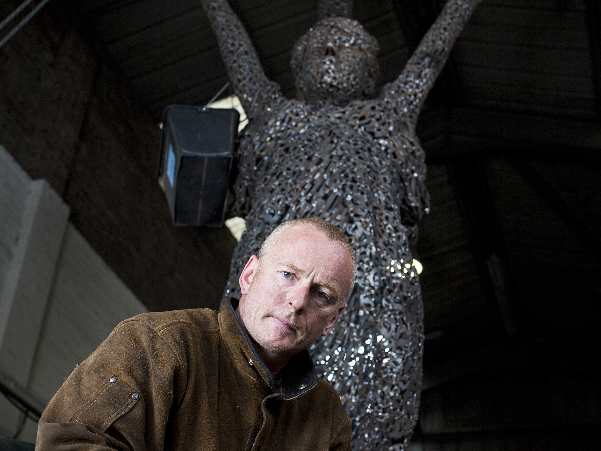 Andy Scott in his studio in Glasgow