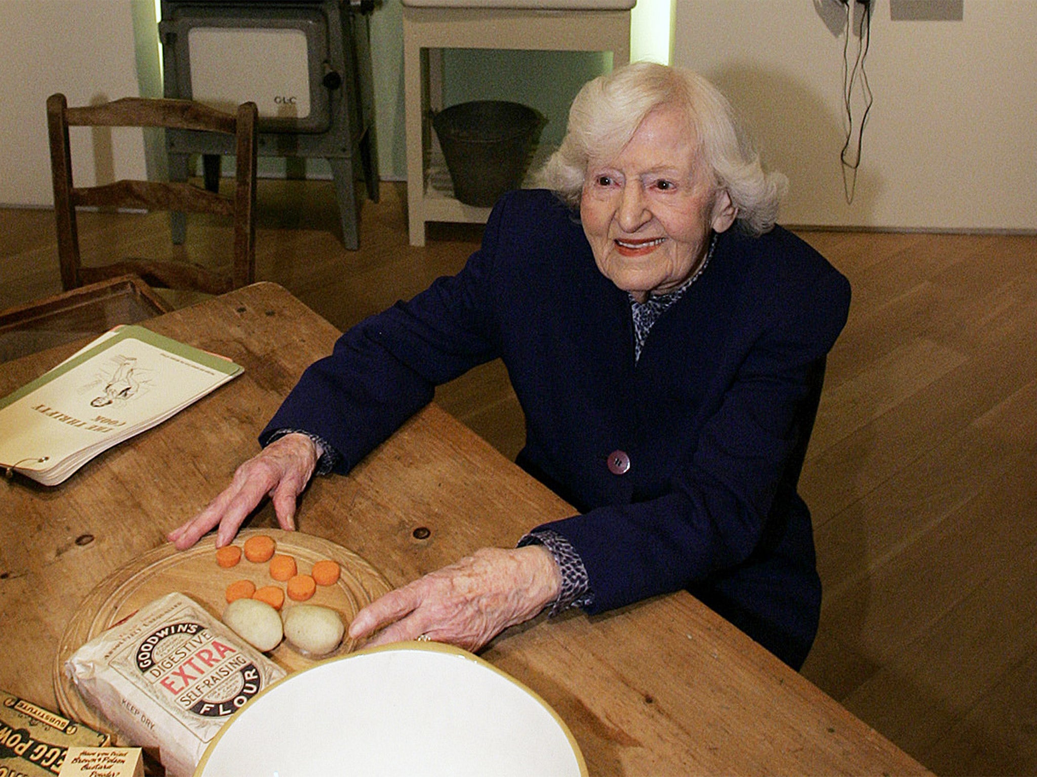 Patten in 2010 at a press preview for ‘The Ministry of Food’ exhibition at the Imperial War Museum in London