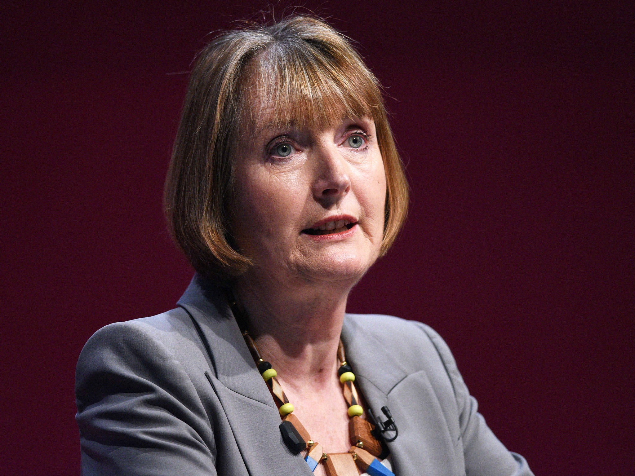 Classy: Labour's acting leader Harriet Harman