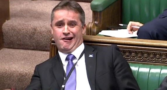 Angus MacNeil shows off his roar to the House