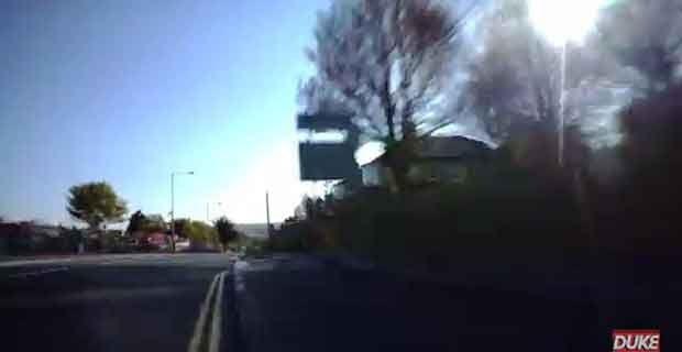 Bruce Anstey heads towards the kerb at the top of Bray Hill