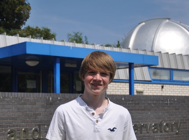Tom Wagg at the Keele Observatory