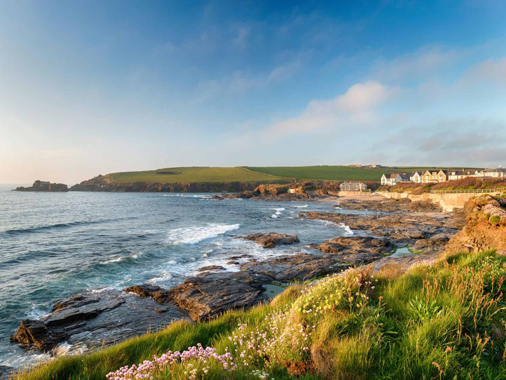 Beach perfect: Trevone Bay, near Padstow