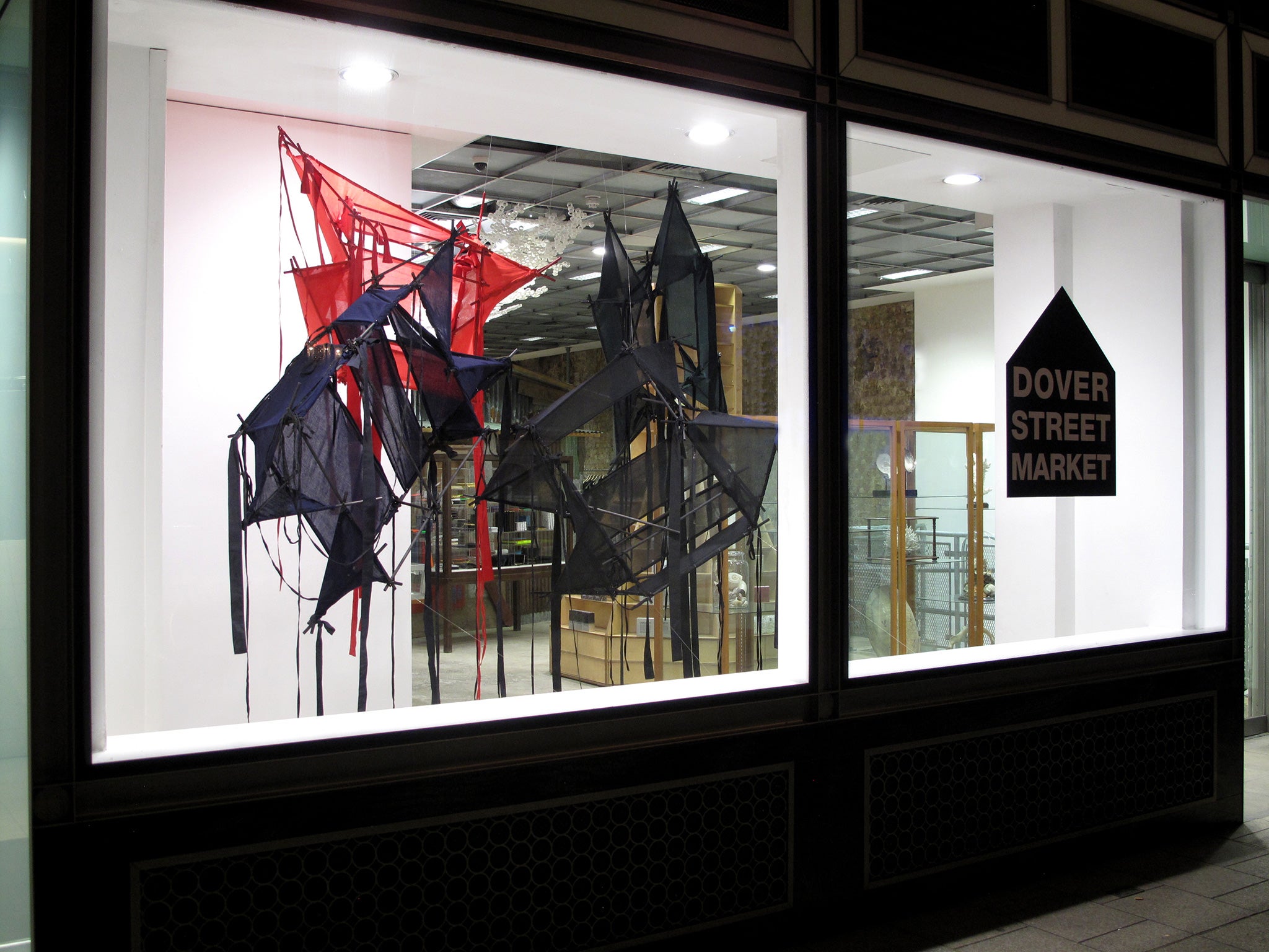 Dover Street's window displays by Craig Green