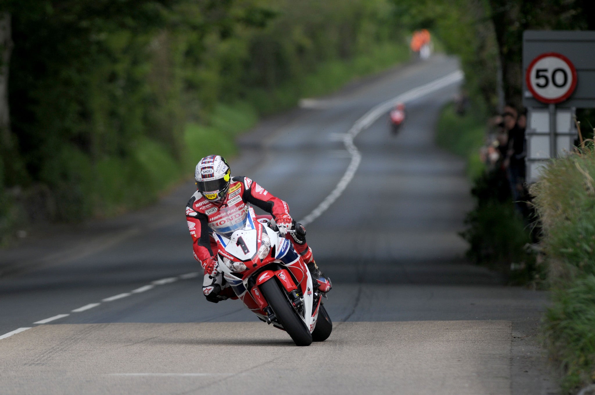 McGuinness finished fourth in Sunday's Superbike race