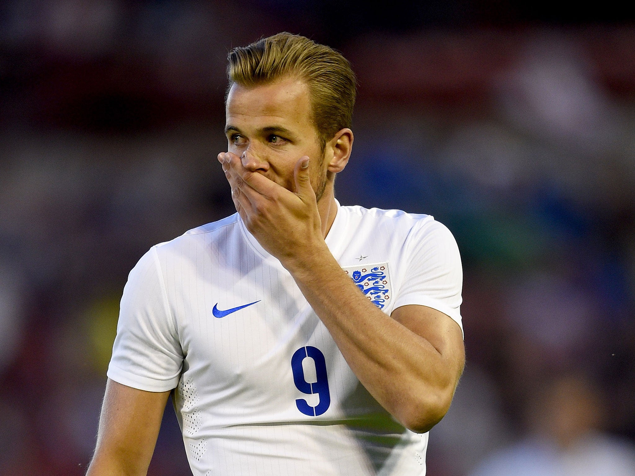 Kane in action for England Under-21s during the week