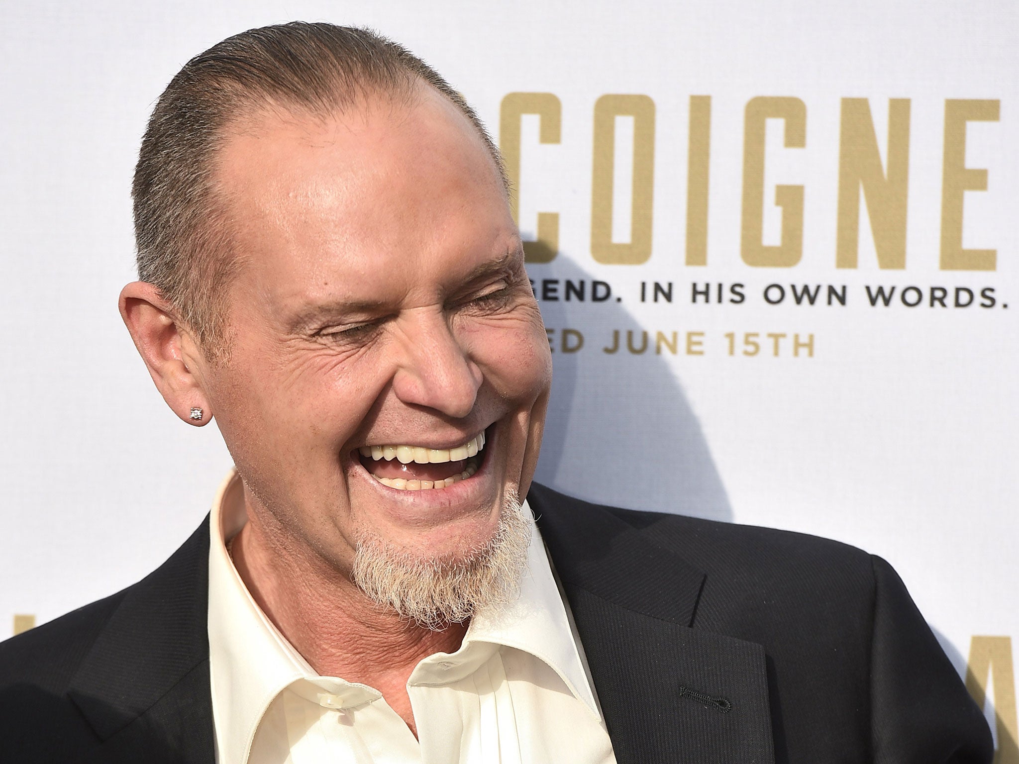 Former England footballer Paul Gascoigne at the premiere of his new film