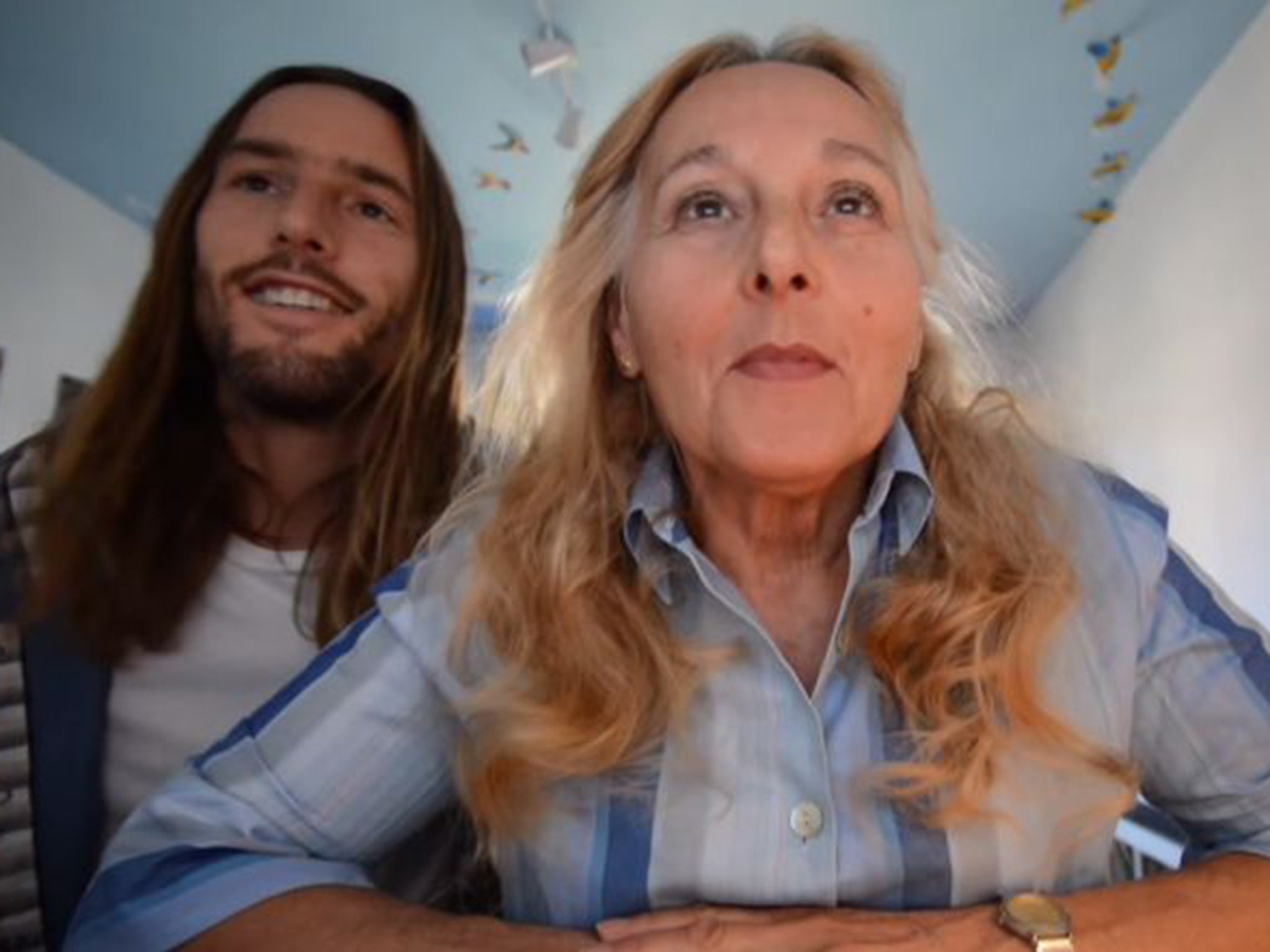 Norwegian film-maker Alex Lyngaas posted a video to YouTube to find a suitable partner for his 69-year-old mother, Eva