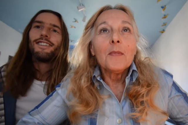 Norwegian film-maker Alex Lyngaas posted a video to YouTube to find a suitable partner for his 69-year-old mother, Eva