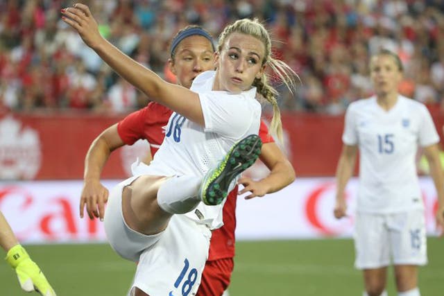 England Women's football star Toni Duggan; the opening game of the Women’s World Cup pulled in more viewers than Sky Sports’ coverage of Barcelona vs Juventus in the Champions’ League final