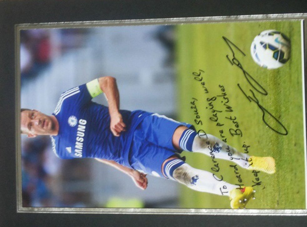 David Lee Orr Instagram Chelsea S John Terry Tells Fan On Instagram Autographed Picture Is Fake Only For Fan To Reply It Was Bought In The Club Shop For 9 99 The Independent The Independent